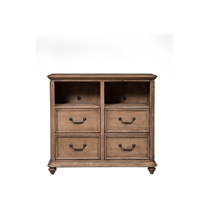 Alpine Furniture Melbourne TV Media Chest, French Truffle