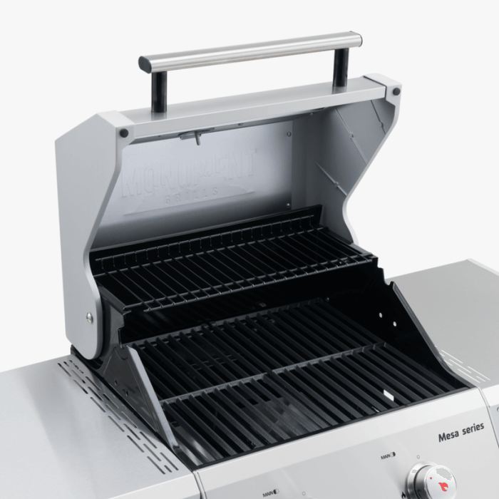 Monument Grills Mesa 200S | Foldable Stainless Gas Grill 2 Burner Grill - Installation View