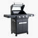 Monument Grills Mesa 325 | Black Propane Gas Grill 3 Burner Grill - View 20