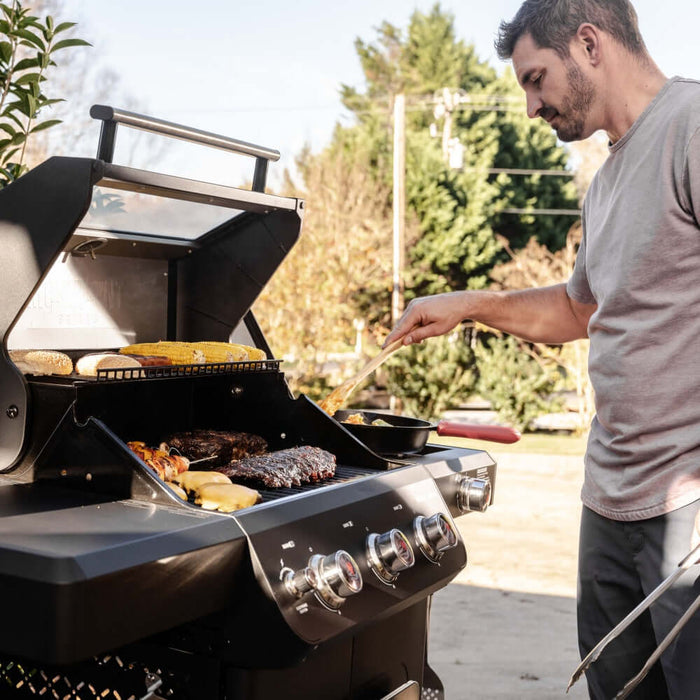 Monument Grills Mesa 325 | Black Propane Gas Grill 3 Burner Grill - Features