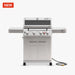 Monument Grills Mesa 415BZNG | Stainless Natural Gas Grill 4 Burner Grill