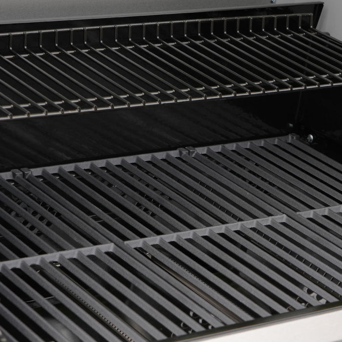 Monument Grills Mesa 415BZNG | Stainless Natural Gas Grill 4 Burner Grill - Lifestyle View
