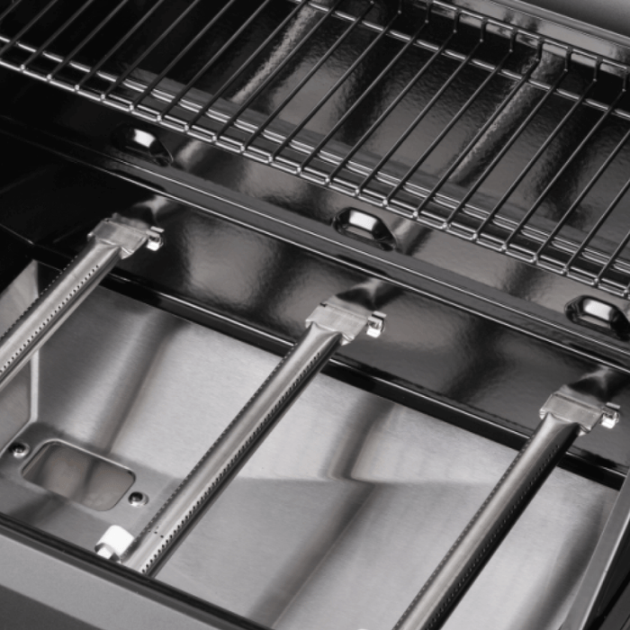 Monument Grills Mesa 425 | Black Propane Gas Grill 4 Burner Grill - Lifestyle View