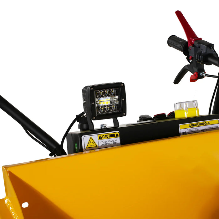 MechMaxx 1100Lbs Loading Battery Powered Barrow Electric Mini Dumper for Sale, 1000W 48V Brushless DC Motor, E50