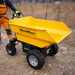 MechMaxx 1100Lbs Loading Battery Powered Barrow Electric Mini Dumper for Sale,  1000W 48V Brushless DC Motor,  E50