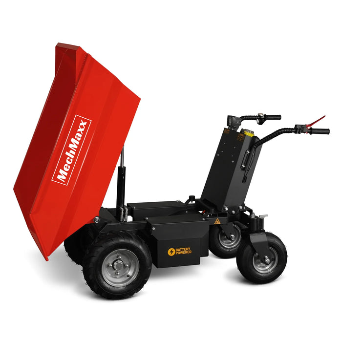 1100lb Loading 1000W DC Motor 48V Battery Powered Hydraulic Tipping Du — view 11