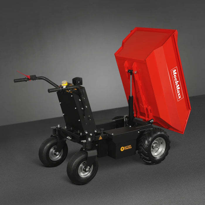 1100lb Loading 1000W DC Motor 48V Battery Powered Hydraulic Tipping Du — view 21