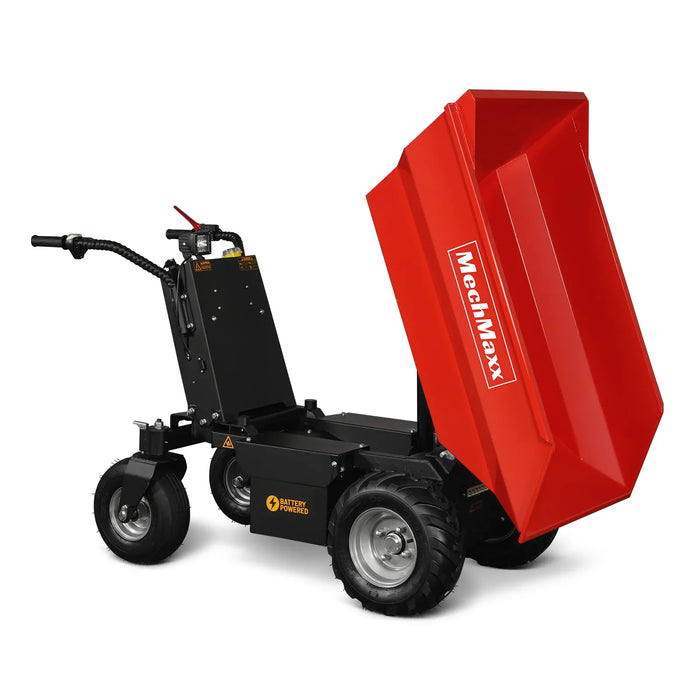 1100lb Loading 1000W DC Motor 48V Battery Powered Hydraulic Tipping Dump Cart, EH50