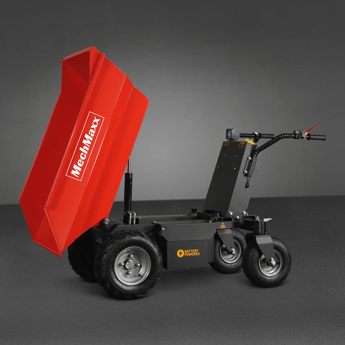 1100lb Loading 1000W DC Motor 48V Battery Powered Hydraulic Tipping Du — view 24