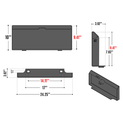 36'' Boom Length Mini Skid Steer Lifting Jib