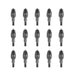 ( 1 Pack / 15 Pcs ) Teeth for Mini Trencher TCR650 TCR1500 (SKU: 120100; 120200; 120201）