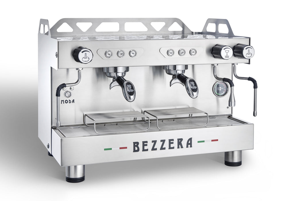 Bezzera MODA DE2 2-group espresso machine, stainless steel