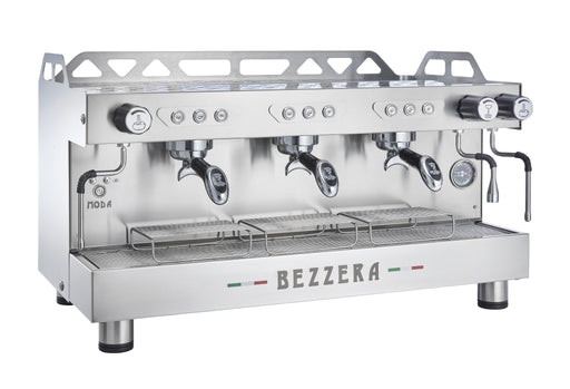 Bezzera MODA DE3 3-group espresso machine, stainless steel