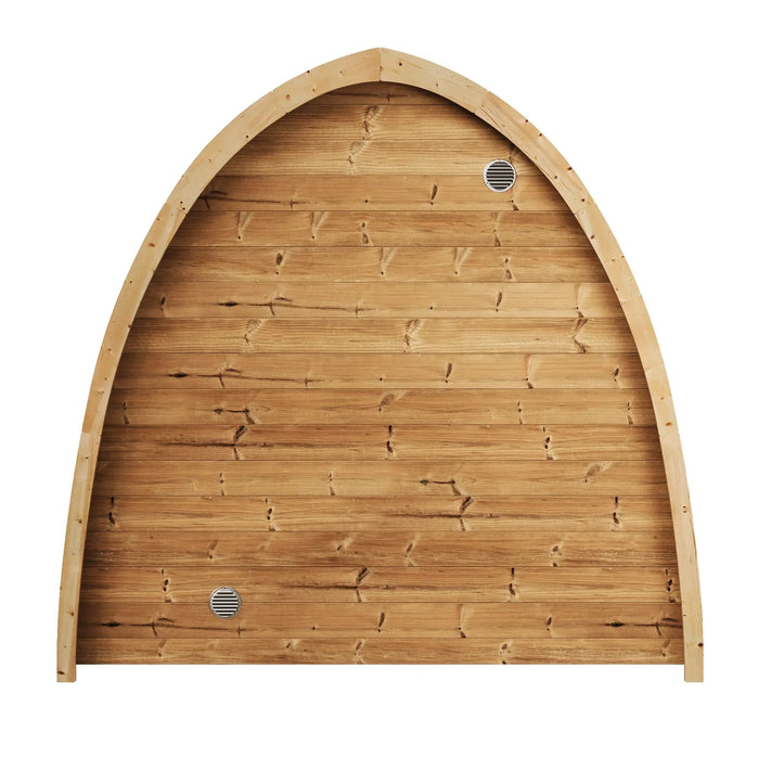 Green Vista Living SaunaLife Model G3 Outdoor Home Sauna | 6 Persons - Lifestyle View