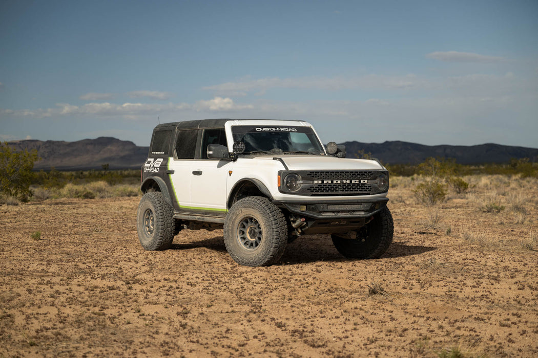 DV8 Offroad 2021-2026 Ford Bronco Competition Series Front Bumper – on the trail, image 3 of 20