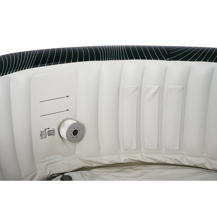 MSPA COMFORT Meteor Round 6 Person Inflatable Hot Tub Spa | C-ME062