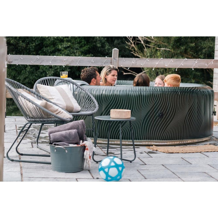 MSPA COMFORT Meteor Round 6 Person Inflatable Hot Tub Spa | C-ME062