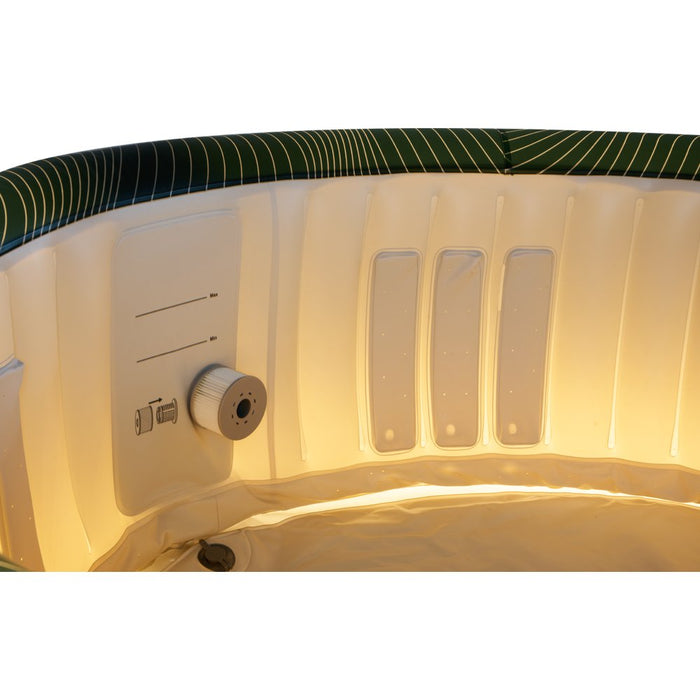 MSPA COMFORT Meteor Round 6 Person Inflatable Hot Tub Spa | C-ME062