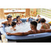 MSPA COMFORT Tekapo 6 Person Square Inflatable Hot Tub | C-TE062 - Installation View