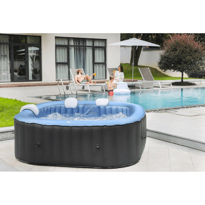MSPA COMFORT Tekapo 6 Person Square Inflatable Hot Tub | C-TE062 - Detail View