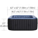 MSPA COMFORT Tekapo 6 Person Square Inflatable Hot Tub | C-TE062 - View 21