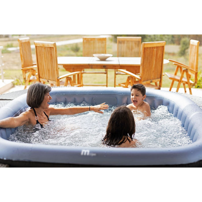 MSPA COMFORT Tekapo 6 Person Square Inflatable Hot Tub | C-TE062 - Dimensions