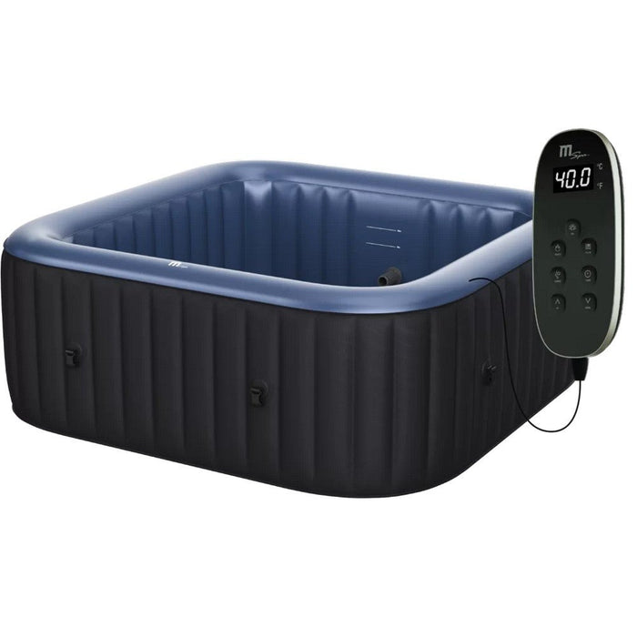 MSPA COMFORT Tekapo 6 Person Square Inflatable Hot Tub | C-TE062 - Side View