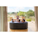 MSPA COMFORT Tekapo 6 Person Square Inflatable Hot Tub | C-TE062 - Lifestyle View