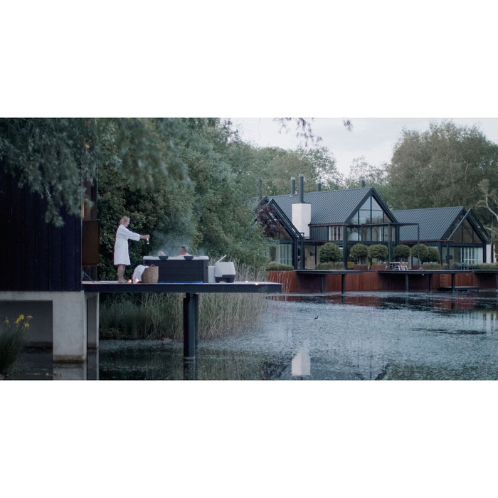 MSpa Oslo Hot Tub - 2200W Heater | 6 Person Frame Spa | F-OS063W - Installation View