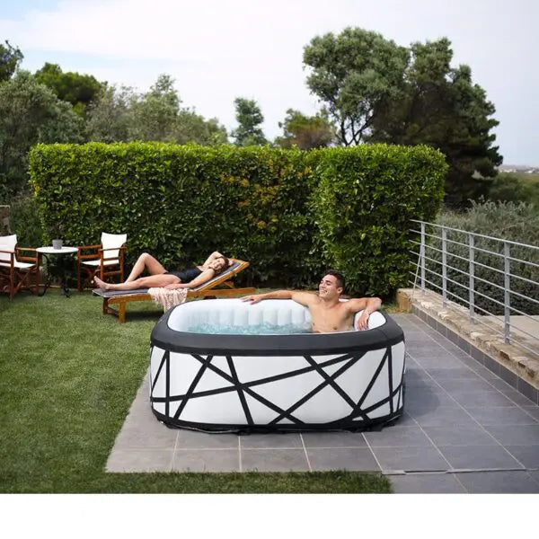 MSPA PREMIUM Soho 6 Person Square Inflatable Hot Tub | P-SH069 - View 10