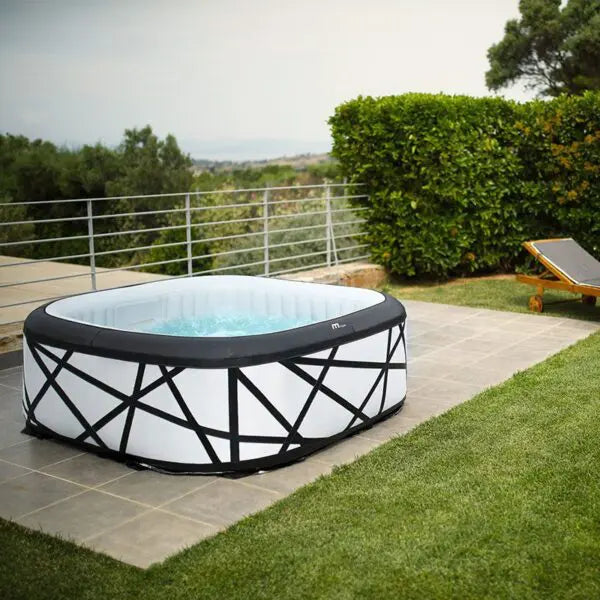 MSPA PREMIUM Soho 6 Person Square Inflatable Hot Tub | P-SH069 - View 11