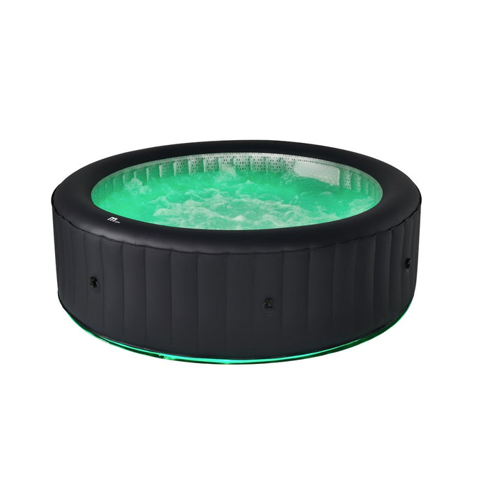 MSPA URBAN Aurora Round 6 Person Inflatable Hot Tub Spa With LED lights | U-AU061 - Installation View