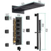Naples 9"x22" LED Digital Music Shower System By Cascada Showers - View 9