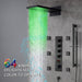 Naples 9"x22" LED Digital Music Shower System By Cascada Showers - Side View