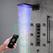 Naples 9"x22" LED Digital Music Shower System By Cascada Showers