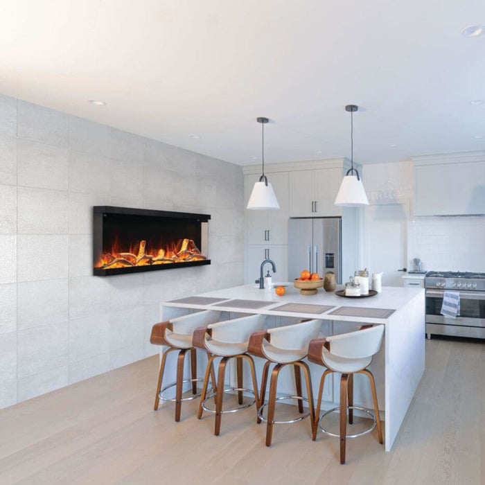 Napoleon Astound FlexMount 74" Wall Mount / Built-In Linear Electric Fireplace | Single Sided or 3-Sided | NEFL74AB - View 12
