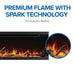 Napoleon Astound FlexMount 74" Wall Mount / Built-In Linear Electric Fireplace | Single Sided or 3-Sided... - Lifestyle View