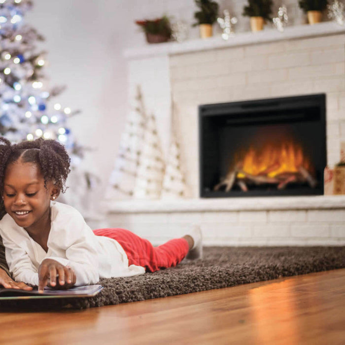 Napoleon Element™ 42" Wall Mount / Built-In Electric Fireplace | NEFB42H-BS-1 - Installation View