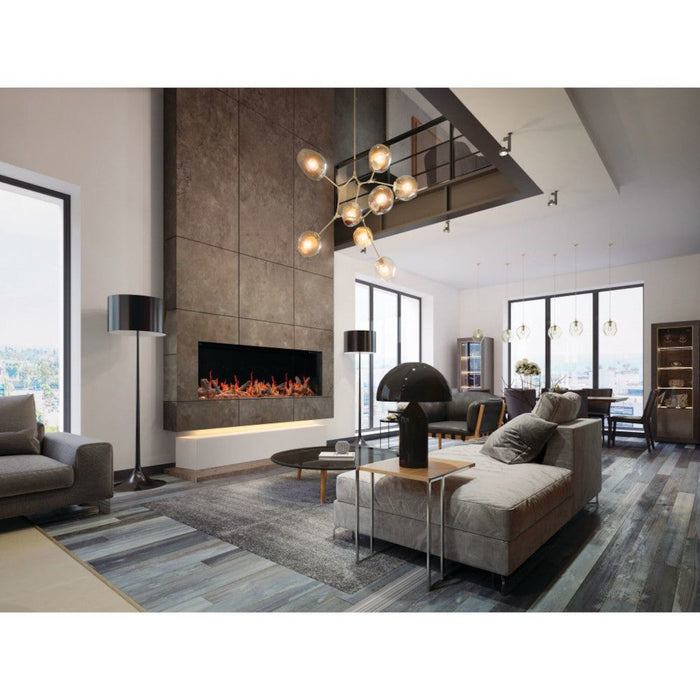 Napoleon Luminex 65" Built-In / Single or 3 Sided / Linear Electric Fireplace | NEFL65LCD-3SV - Side View