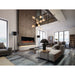 Napoleon Luminex 65" Built-In / Single or 3 Sided / Linear Electric Fireplace | NEFL65LCD-3SV - Side View