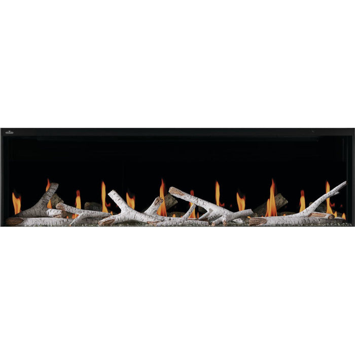 Napoleon Luminex 65" Built-In / Single or 3 Sided / Linear Electric Fireplace | NEFL65LCD-3SV - Lifestyle View