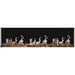Napoleon Luminex 65" Built-In / Single or 3 Sided / Linear Electric Fireplace | NEFL65LCD-3SV - Dimensions