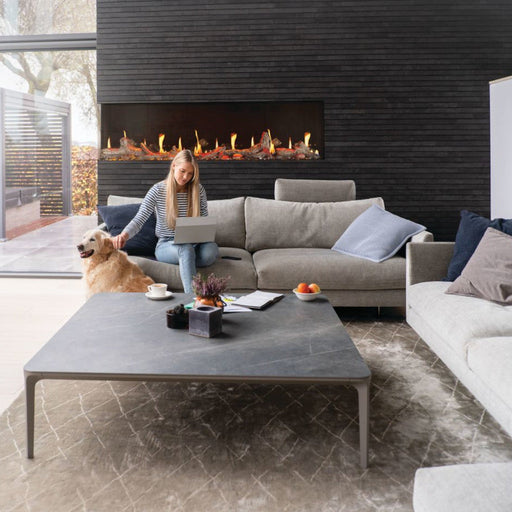 Napoleon Luminex 65" Built-In / Single or 3 Sided / Linear Electric Fireplace | NEFL65LCD-3SV