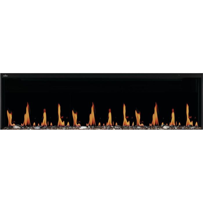 Napoleon Luminex 65" Built-In / Single or 3 Sided / Linear Electric Fireplace | NEFL65LCD-3SV - Detail View