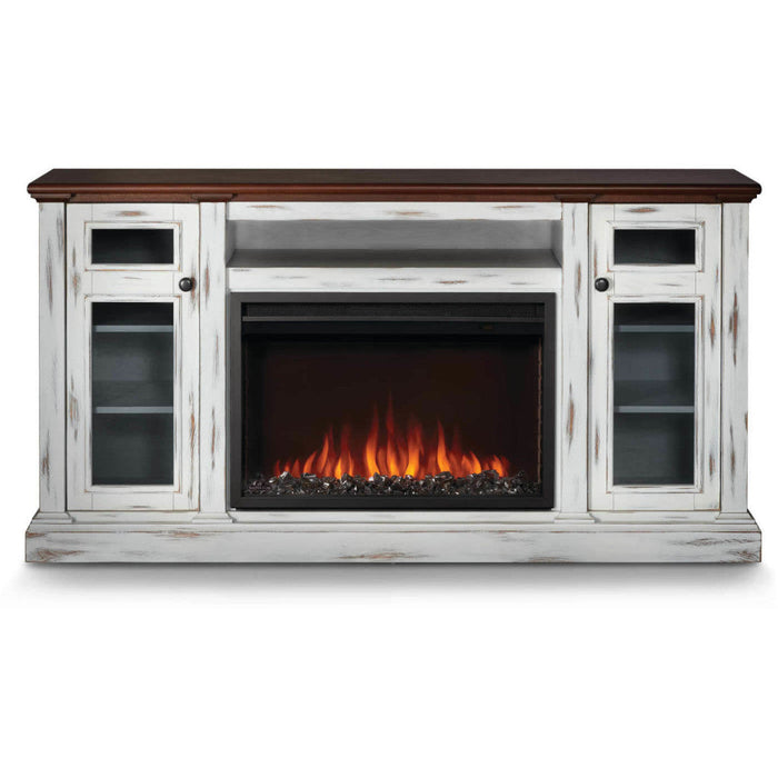 Napoleon The Charlotte Electric Mantel Package | NEFP30-3820AW Gas Fireplace - Side View