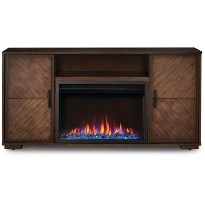 Napoleon The Hayworth Electric Mantel Package | NEFP30-3620RLB Gas Fireplace - Side View
