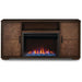 Napoleon The Hayworth Electric Mantel Package | NEFP30-3620RLB Gas Fireplace - Side View