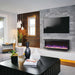 Napoleon TriVista Pictura 50" Wall Mount / Wall Hanging Electric Fireplace | NEFL50H-3SV - Installation View
