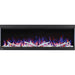 Napoleon TriVista Pictura 50" Wall Mount / Wall Hanging Electric Fireplace | NEFL50H-3SV - Detail View