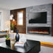 Napoleon TriVista Pictura 60" Wall Mount / Wall Hanging Electric Fireplace | NEFL60H-3SV - Installation View